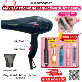 Máy sấy tóc Aonikasi 8868 2 chế độ nóng, lạnh công suất lớn 2.300W