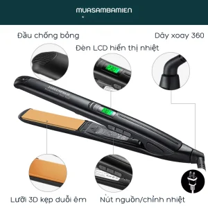 Alternative view of Máy duỗi tóc chỉnh nhiệt cao cấp chuẩn salon tóc máy duỗi tóc 801