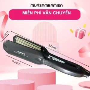 Máy dập xù tạo phồng chân tóc, máy bấm tóc bản lớn Cao Cấp Hàn Quốc Vigor Pro 389 - Ảnh 3
