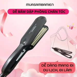 Alternative view of Máy dập xù tạo phồng chân tóc, máy bấm tóc bản lớn Cao Cấp Hàn Quốc Vigor Pro 389