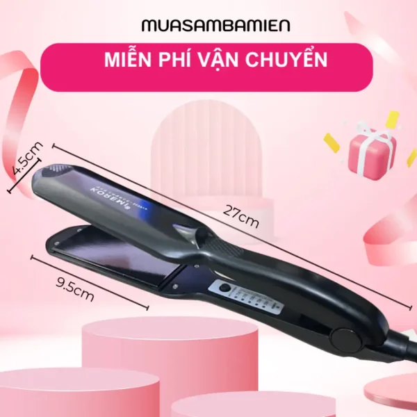 Máy duỗi tóc chỉnh nhiệt cao cấp hàn quốc Koremi 369 bản lớn - Hình ảnh 6