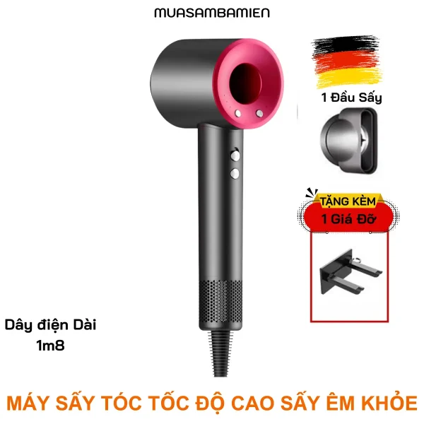 Máy sấy tóc, máy sấy tóc ion âm B35 - Ảnh 9