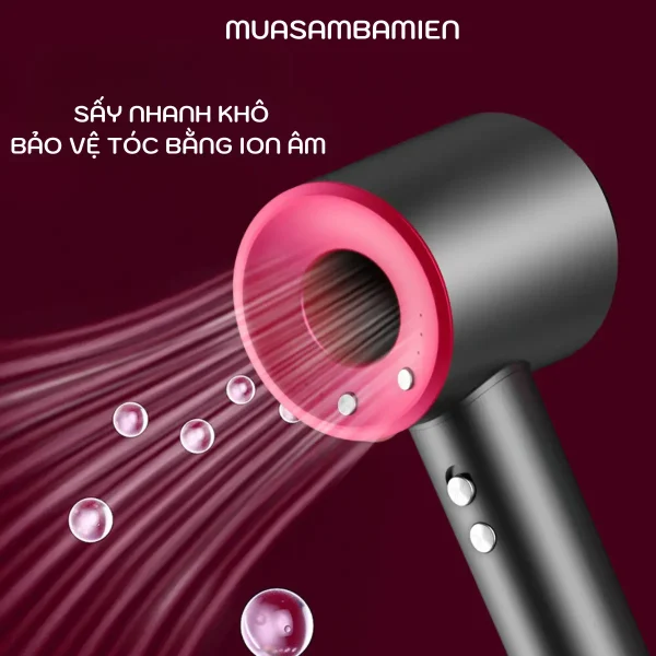 Máy sấy tóc, máy sấy tóc ion âm B35 - Ảnh 5