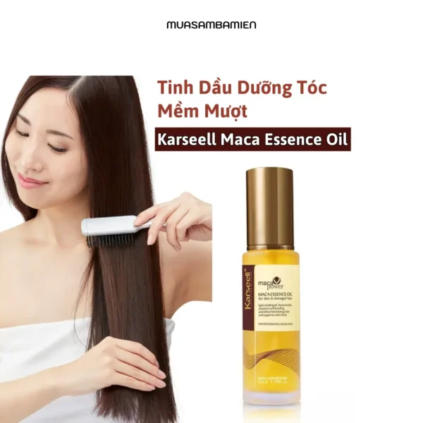 Tinh Dầu Karseell Collagen Maca Phục Hồi Tóc Hư Tổn 50ml - Ảnh 2