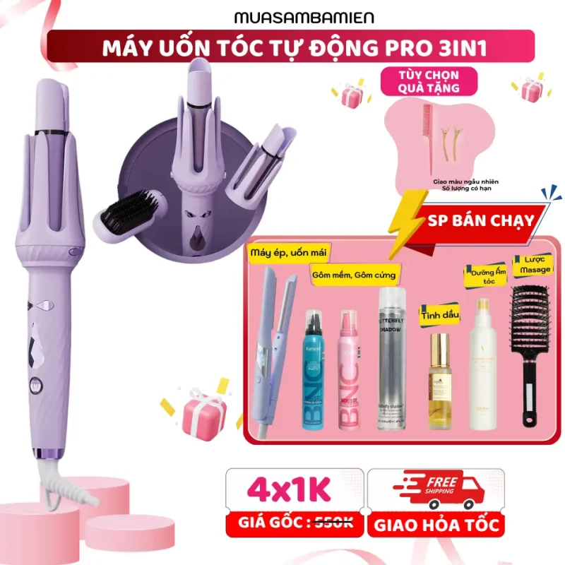 Máy Uốn Tóc Xoăn Tự động