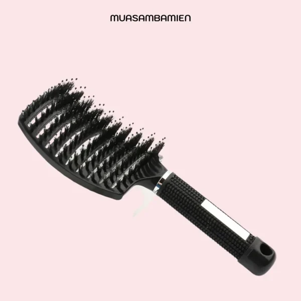 Lược chải tóc B275 có lông mềm, Gỡ rối nhẹ nhàng, massage thư giãn, tạo kiểu chuẩn salon - Ảnh 4