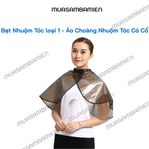 BẠT NHUỘM TÓC LOẠI 1 – ÁO CHOÀNG NHUỘM TÓC CÓ CỔ