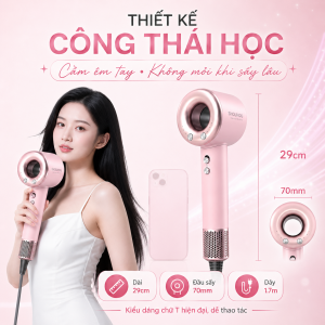  MÁY SẤY TÓC SHOUHOU TRẢI NGHIỆM CHĂM SÓC TÓC CHUẨN SALON TẠI NHÀ 