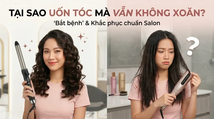 tại sao uốn tóc lại không xoăn