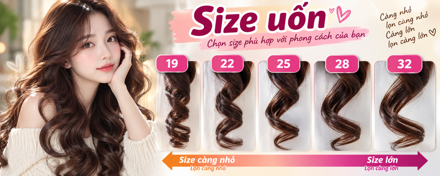 Size Uon Toc Phong Cach Salon muasambamien