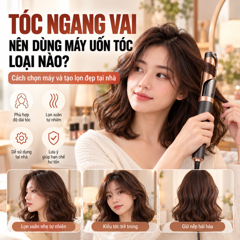 Toc ngang vai Huong dan chon may uon
